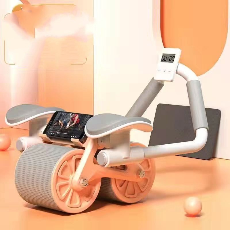 Abdominal Wheel with Automatic Rebound & Elbow Support | AB Roller Fitness Equipment for Men & Women – Noor Mart