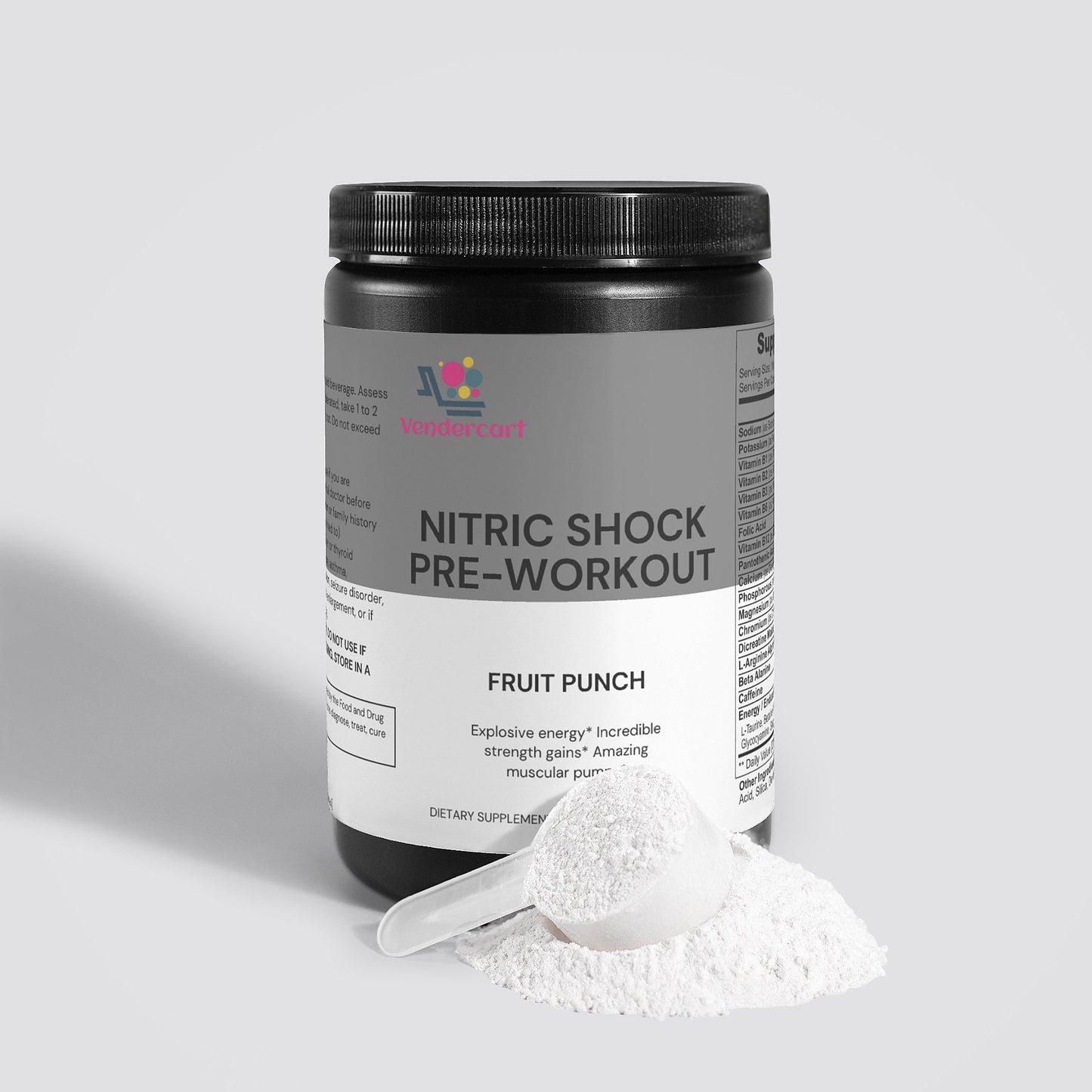 Nitric Shock Pre-Workout Powder | Strength, Energy & Focus Booster – Noor Mart