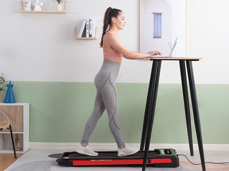 Under Desk Treadmill with Armrests | 2.5HP Foldable Walking Machine for Home & Office – Noor Mart