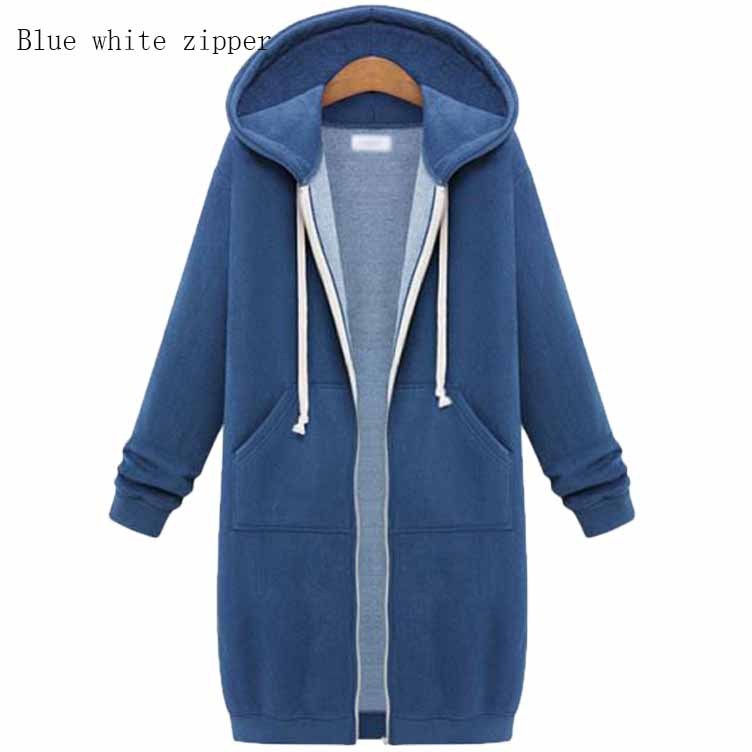 Hooded Long Sleeve Sweater – Women’s Fleece Long Jacket, Winter Warm Casual Outerwear – Noor Mart