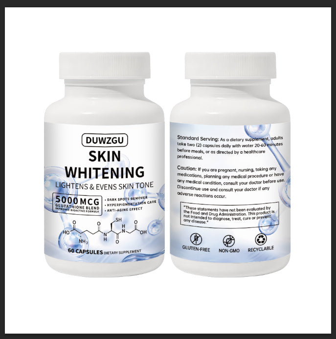 Glutathione Whitening Capsules – Skin Brightening Antioxidant Supplement – Noor Mart