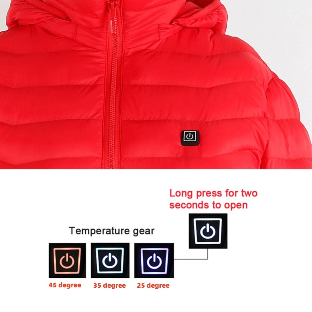 Men’s USB Heated Jacket | Winter Electric Thermal Coat with Heating Vest – Noor Mart