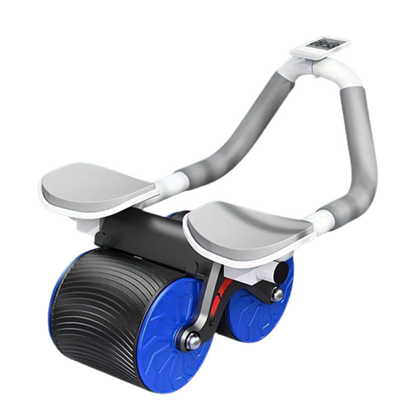 Abdominal Wheel with Automatic Rebound | Belly Contracting & Core Rolling Exercise – Noor Mart
