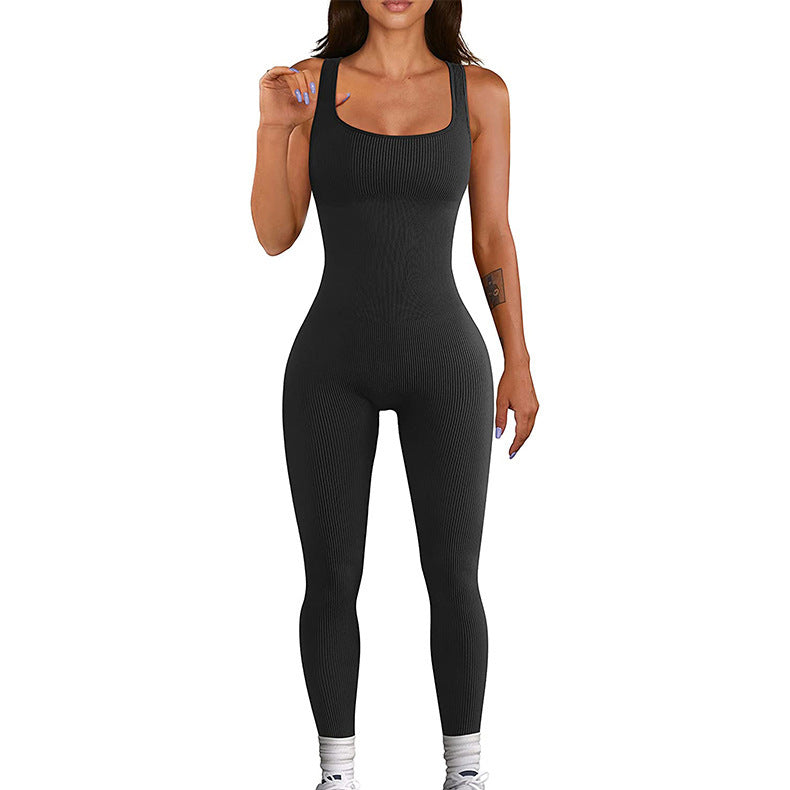 Women’s Suspender Tank Top Tights – Casual Fashion Sleeveless Slim Fit Activewear – Noor Mart