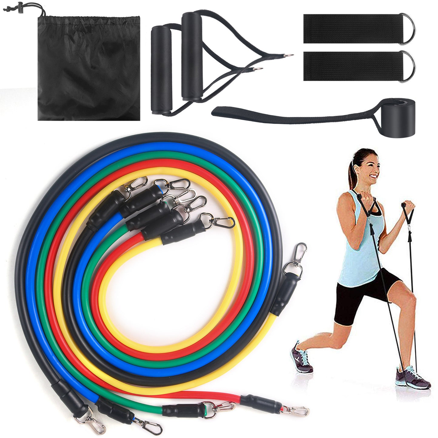 Fitness Rally Elastic Rope – Resistance Band for Strength Training, Yoga & Home Workouts – Noor Mart