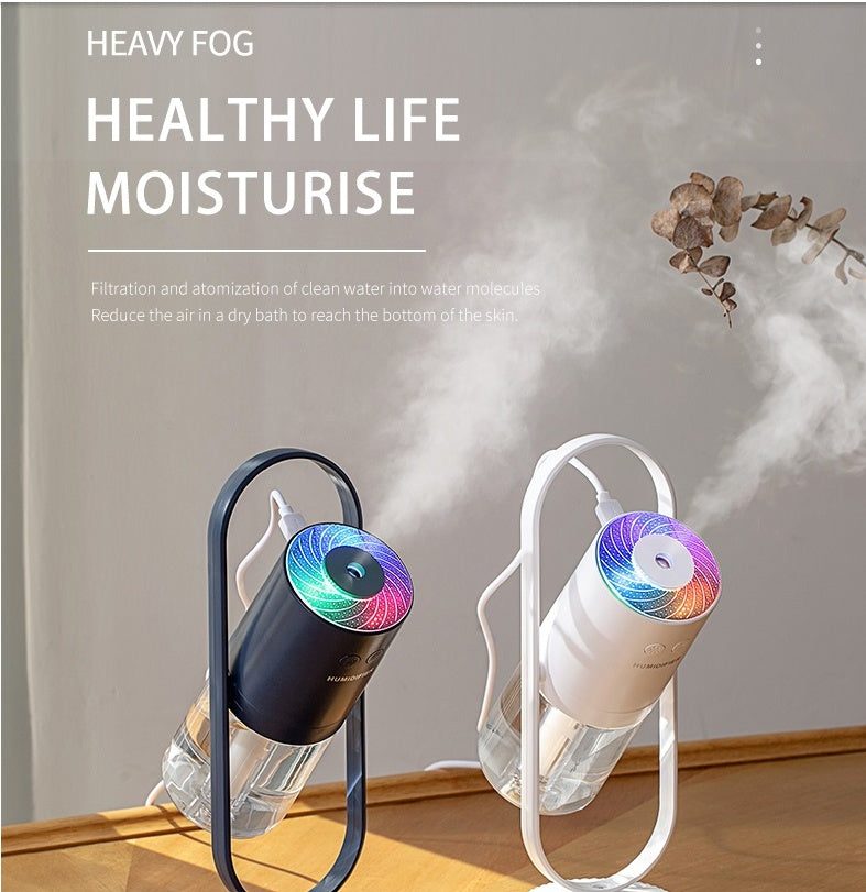 USB Polymer Mist Humidifier | Quiet Portable Air Diffuser for Home, Car & Office – Noor Mart