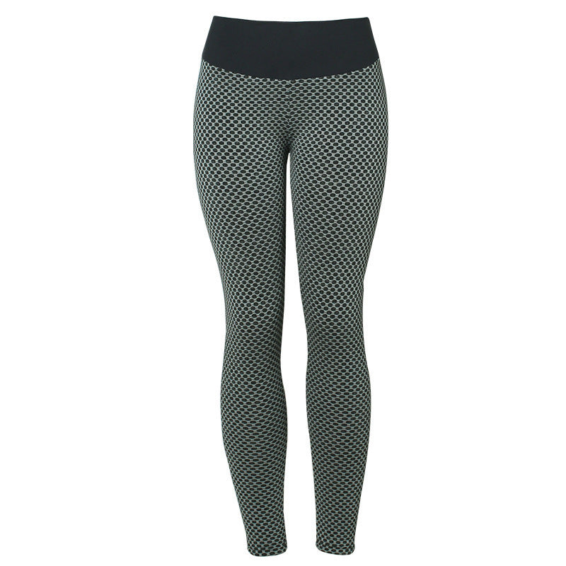 Women’s Plaid Leggings – Seamless High Waist Yoga Pants, Breathable Fitness Gym Leggings – Noor Mart