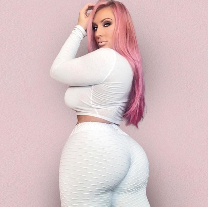 Booty Lifting Anti-Cellulite Scrunch Leggings – High Waist Seamless Yoga Pants Without Pocket – Noor Mart