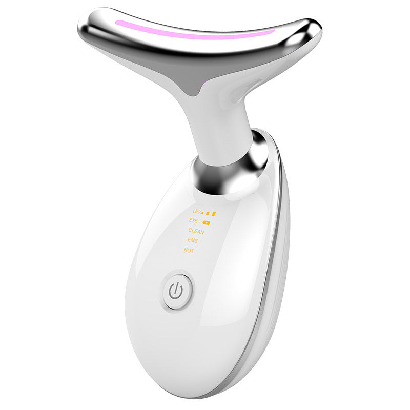 EMS Thermal Neck Lifting & Tightening Massager – Electric Microcurrent Wrinkle Remover Device – Noor Mart