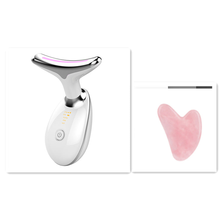 EMS Thermal Neck Lifting & Tightening Massager – Electric Microcurrent Wrinkle Remover Device – Noor Mart