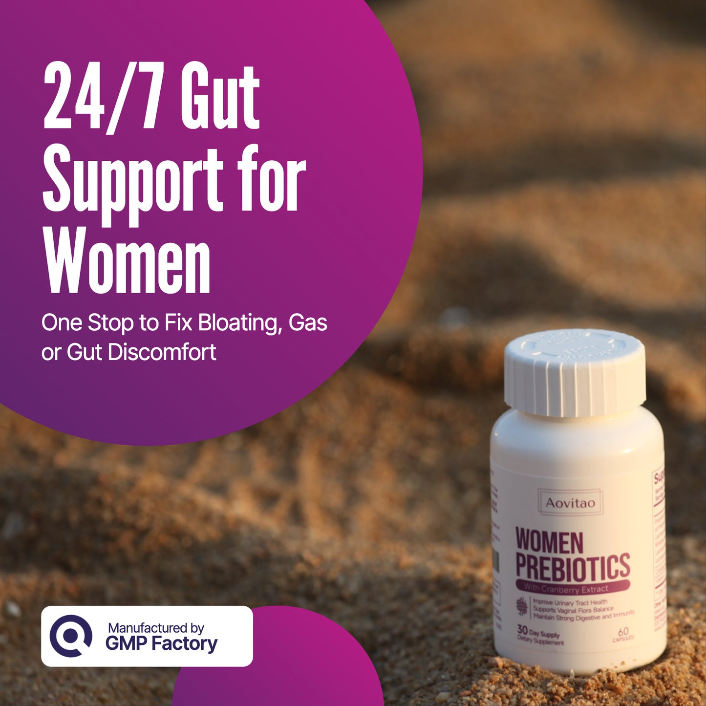 Women’s Vaginal Probiotics – 60 Billion CFU with Prebiotics | pH Balance, Gut & Urinary Tract Support – Noor Mart