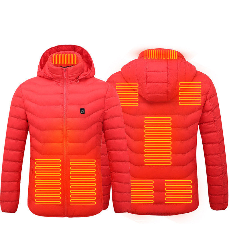 Men’s USB Heated Jacket | Winter Electric Thermal Coat with Heating Vest – Noor Mart