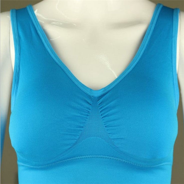 Women’s Yoga Tank Top Sports Bra – Workout Fitness Running Crop Top Activewear – Noor Mart