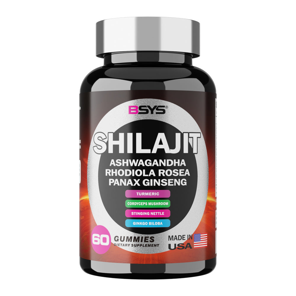 BSYS 8-in-1 Shilajit Gummies – 60 Count | Energy, Strength & Wellness Support – Noor Mart