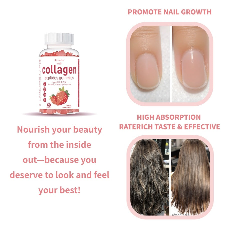 Collagen Peptide Gummies – Skin, Hair & Joint Support | Beauty Supplement – Noor Mart