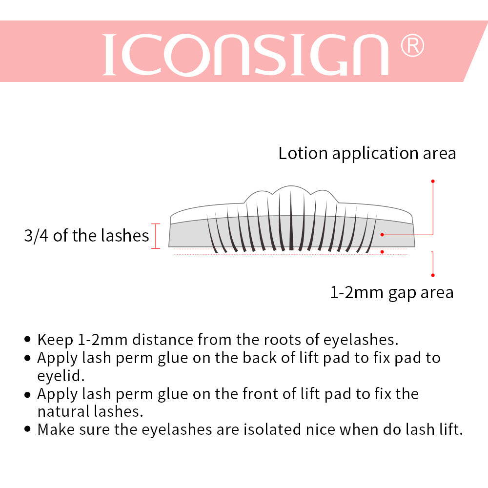 ICONSIGN Lash Lift Kit – Eyelash Lifting & Perming Kit for Long-Lasting Curl – Professional Eye Makeup Tools – Noor Mart