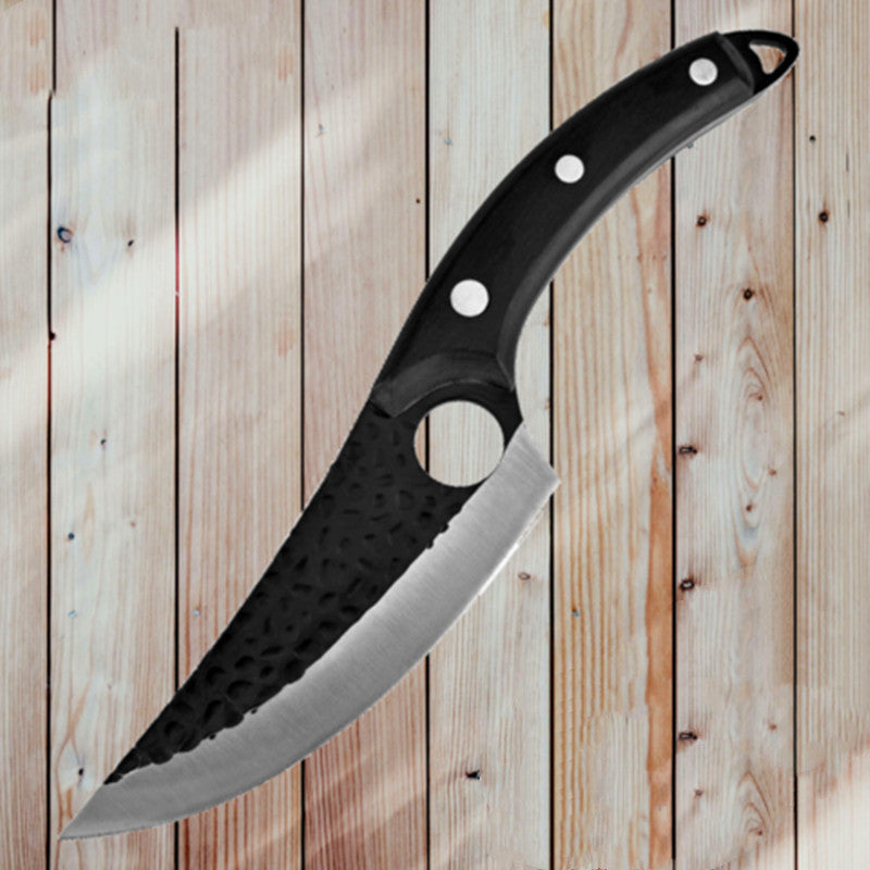 Professional Butcher Knife – Small Scimitar Boning & Meat Cutting Knife – Noor Mart