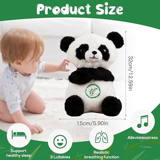 Panda Breathing Bear – Soothing Plush Toy & Sleep Aid - دب باندا التنفسي