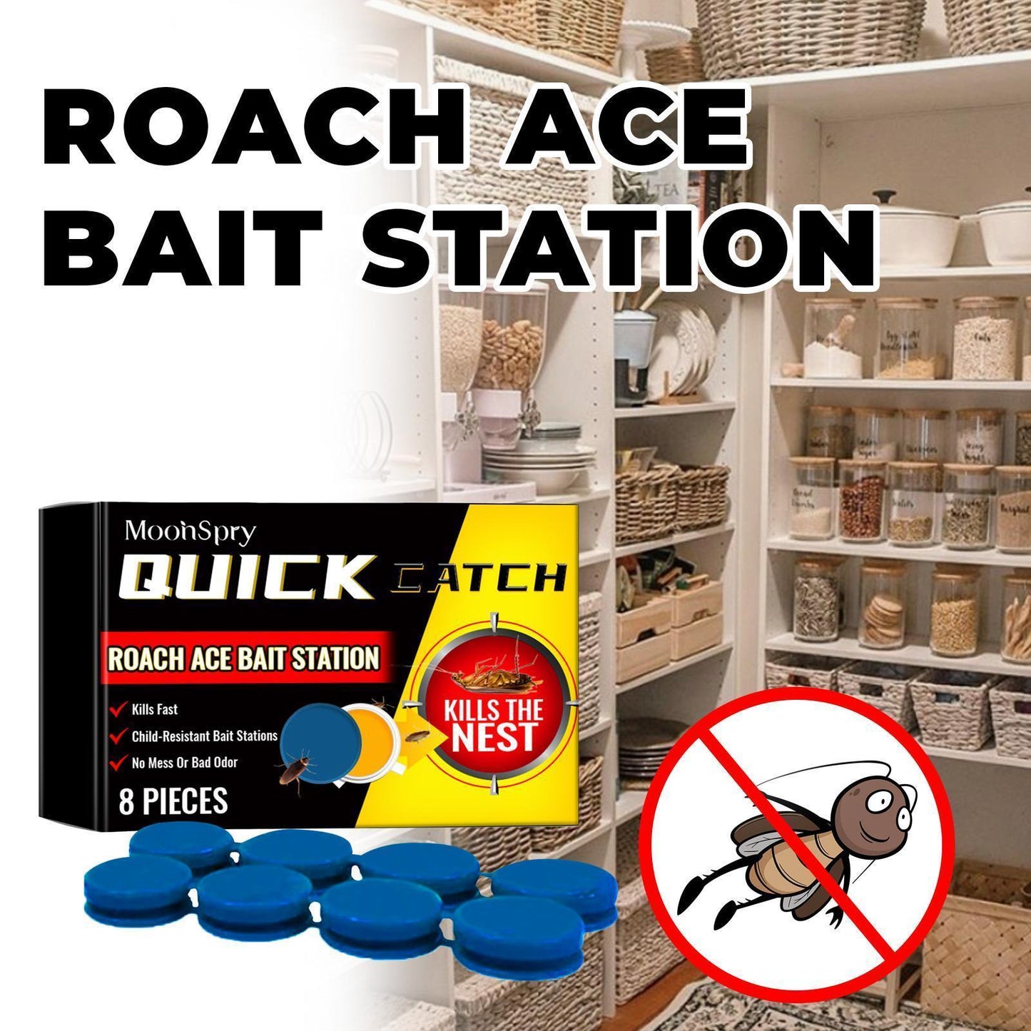 Cockroach Killer Bait Station | Home & Kitchen Insect Repellent – Noor Mart