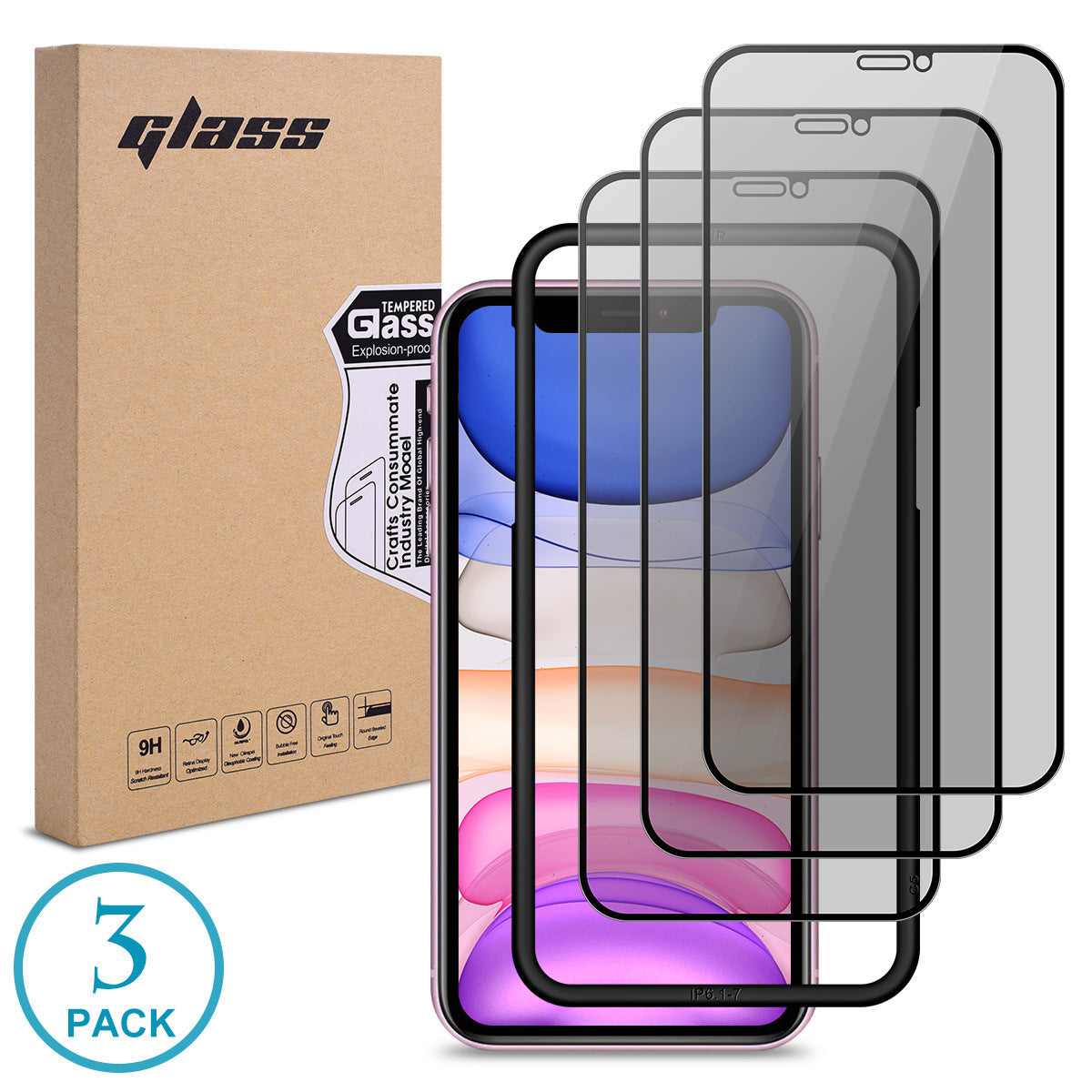 Tempered Glass Screen Protector for iPhone 16 Pro – 9H Hardness, Anti-Scratch, HD Clarity - Noor Mart