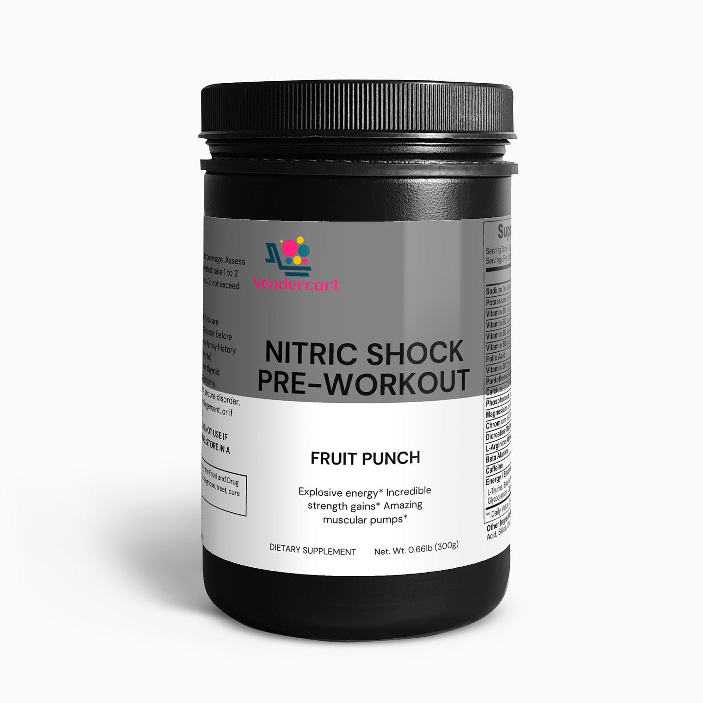 Nitric Shock Pre-Workout Powder | Strength, Energy & Focus Booster – Noor Mart