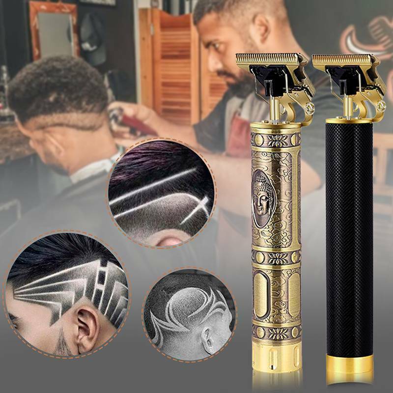 USB Electric Hair Clippers & Beard Trimmer – Rechargeable Professional Hair Cutting Machine for Men – Noor Mart