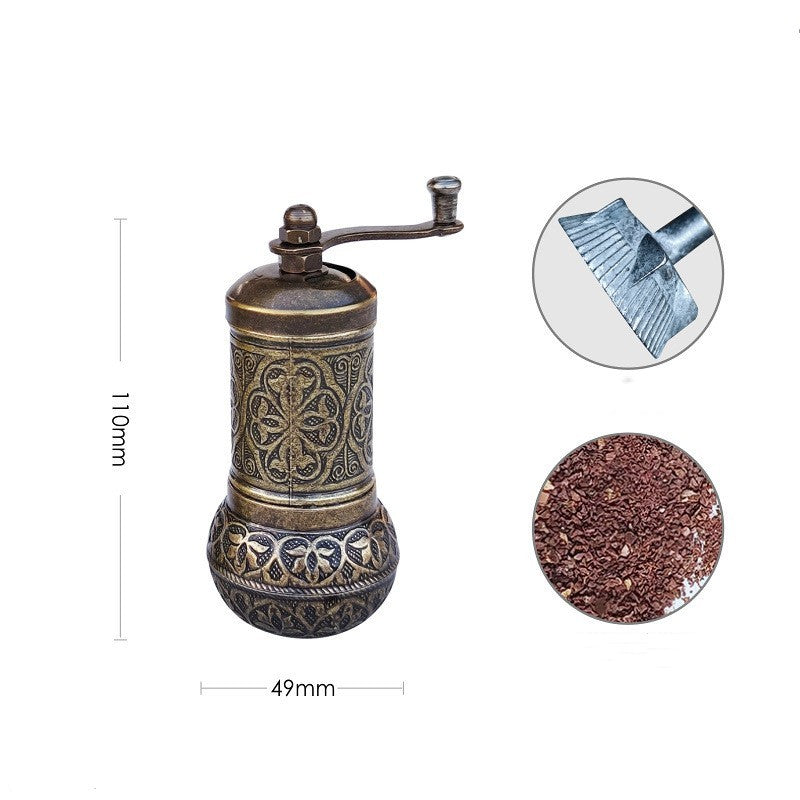 Home Retro Hand-Cranked Small Grinder | Manual Grinder for Coffee Beans & Kitchen Use – Noor Mart