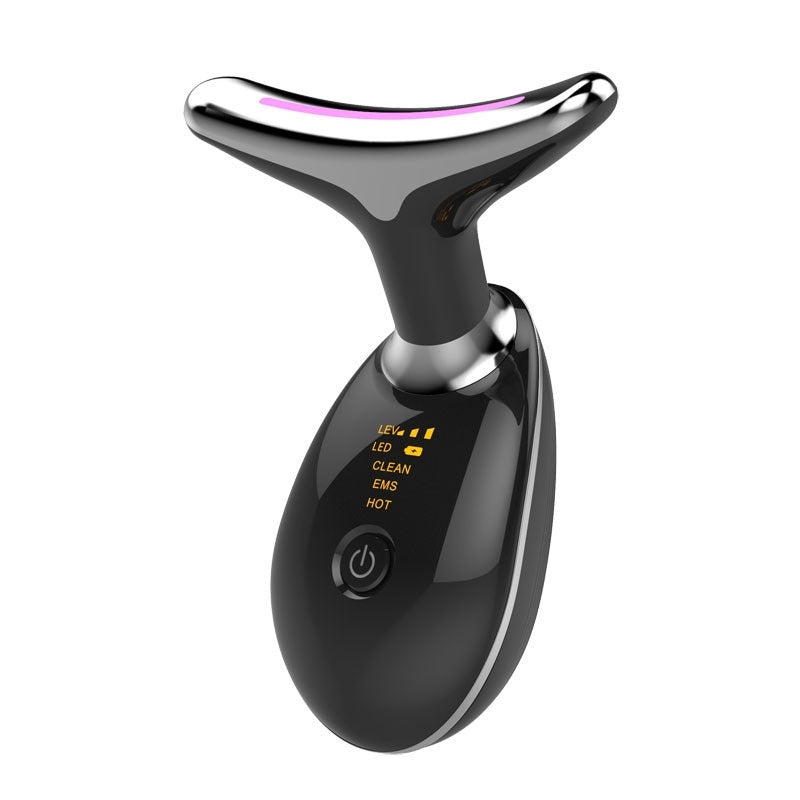 EMS Thermal Neck Lifting & Tightening Massager – Electric Microcurrent Wrinkle Remover Device – Noor Mart