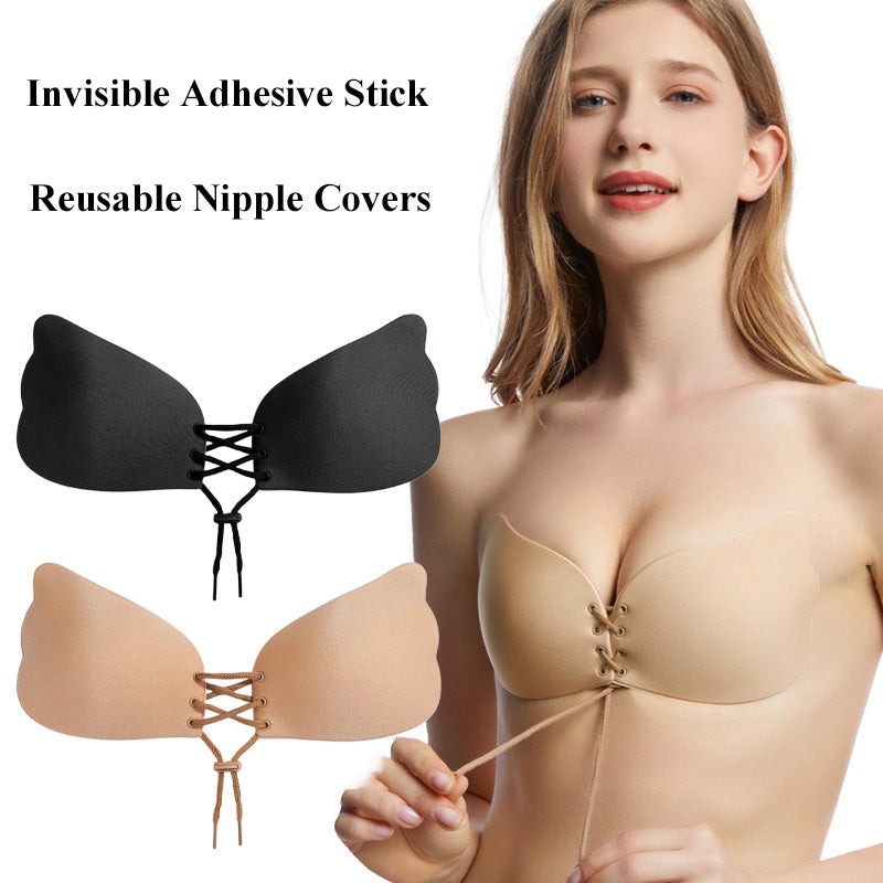 Large Size Strapless Adhesive Push Up Bra – Invisible Sticky Rabbit Brassiere Lingerie for Women – Noor Mart