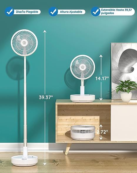 Compact Cooling On-Demand with Our Retractable Fan