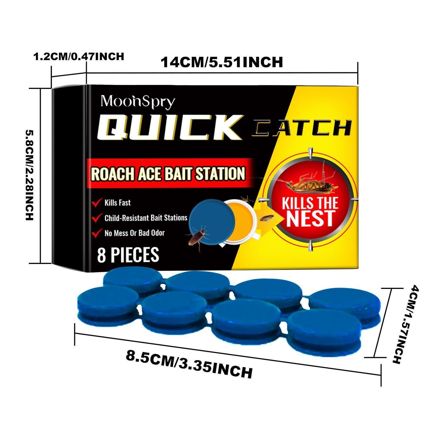 Cockroach Killer Bait Station | Home & Kitchen Insect Repellent – Noor Mart