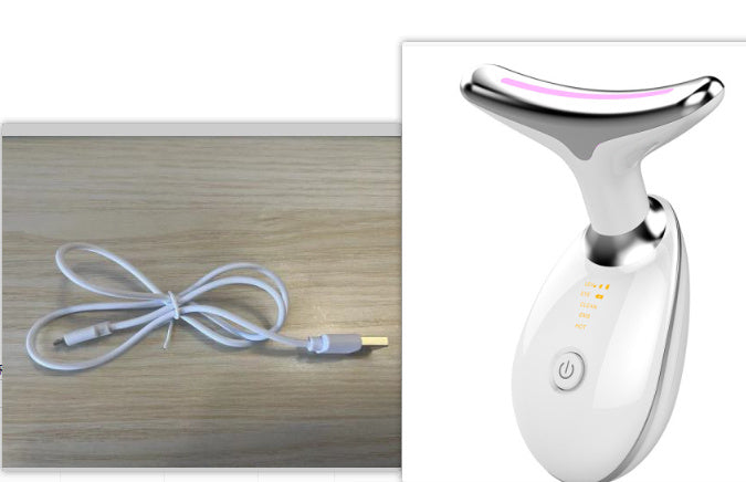 EMS Thermal Neck Lifting & Tightening Massager – Electric Microcurrent Wrinkle Remover Device – Noor Mart