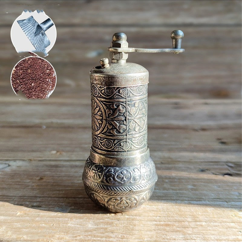 Home Retro Hand-Cranked Small Grinder | Manual Grinder for Coffee Beans & Kitchen Use – Noor Mart
