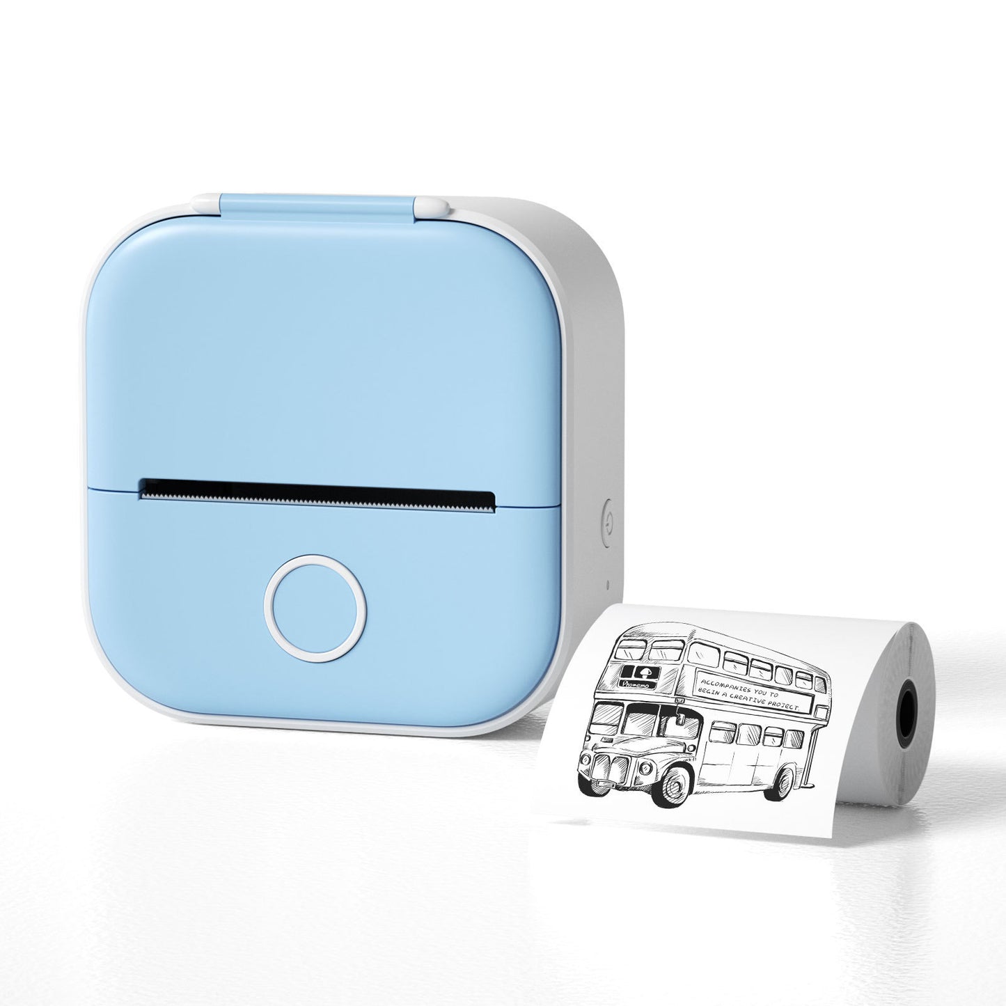 Portable Mini Thermal Label Printer Home Photo Printer Student Wrong Question Printer Bluetooth-compatible Mini Label Printer Price Tag – Noor Mart