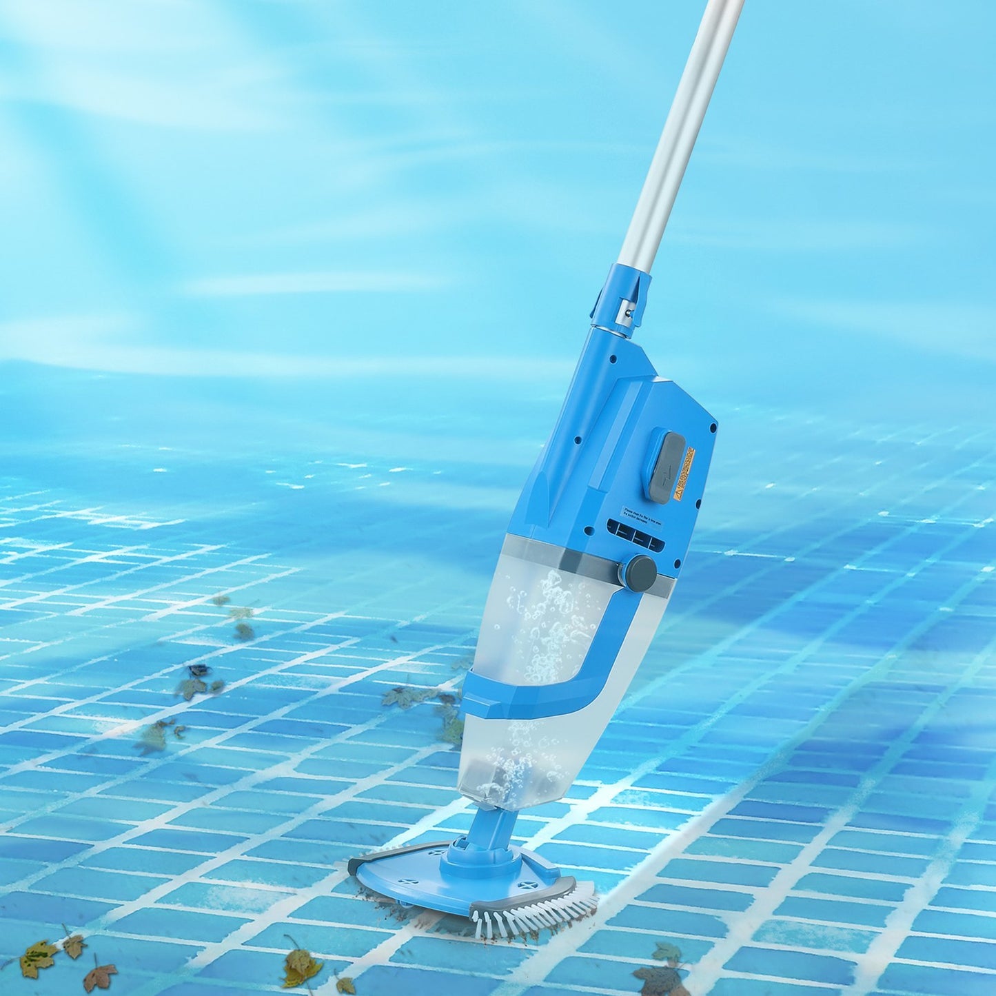 Cordless Pool Vacuum | 26 GPM Handheld Rechargeable Cleaner with Extension Pole – Noor Mart