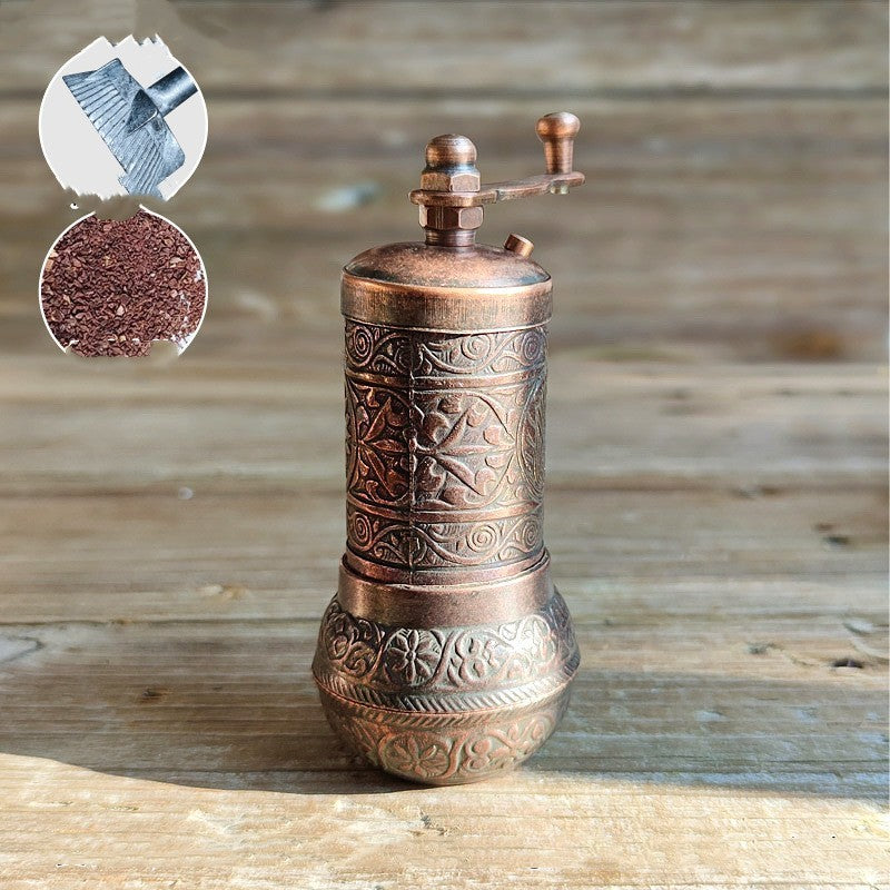 Home Retro Hand-Cranked Small Grinder | Manual Grinder for Coffee Beans & Kitchen Use – Noor Mart