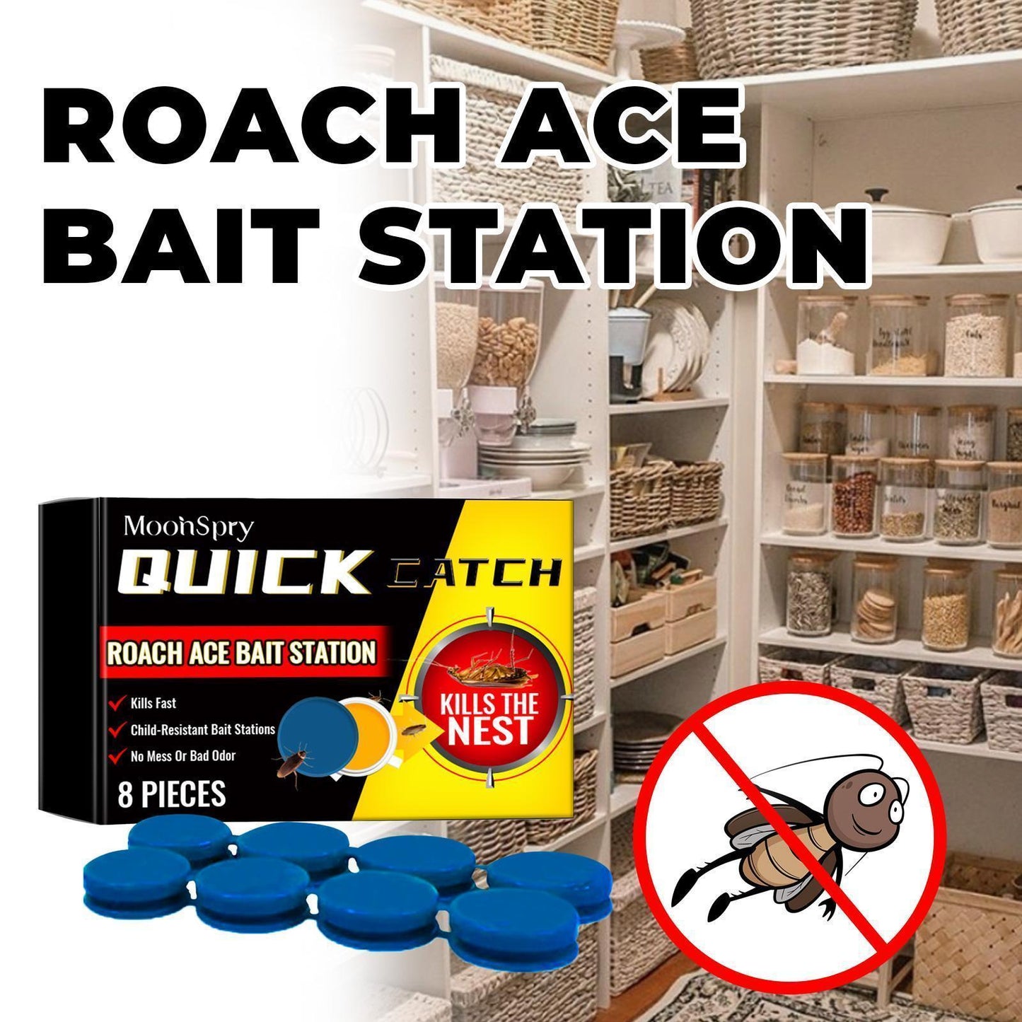Cockroach Killer Bait Station | Home & Kitchen Insect Repellent – Noor Mart
