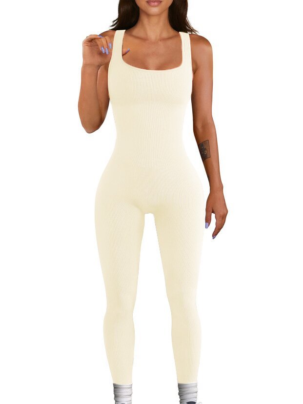 Women’s Suspender Tank Top Tights – Casual Fashion Sleeveless Slim Fit Activewear – Noor Mart