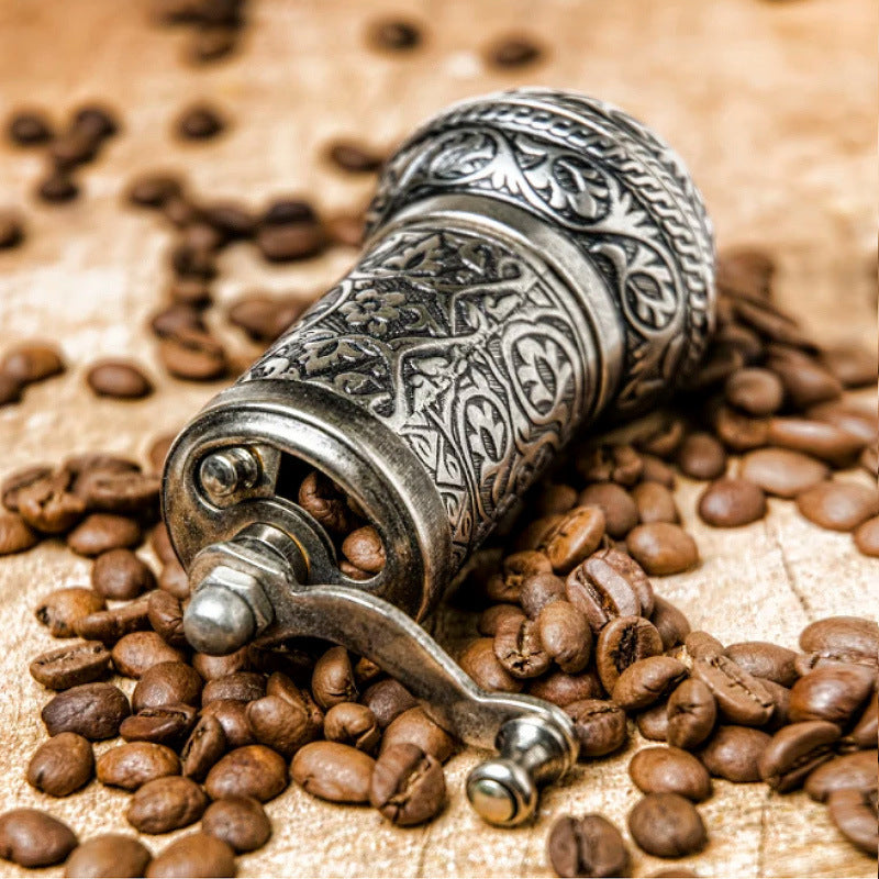 Home Retro Hand-Cranked Small Grinder | Manual Grinder for Coffee Beans & Kitchen Use – Noor Mart