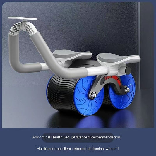 Abdominal Wheel with Automatic Rebound | Belly Contracting & Core Rolling Exercise – Noor Mart