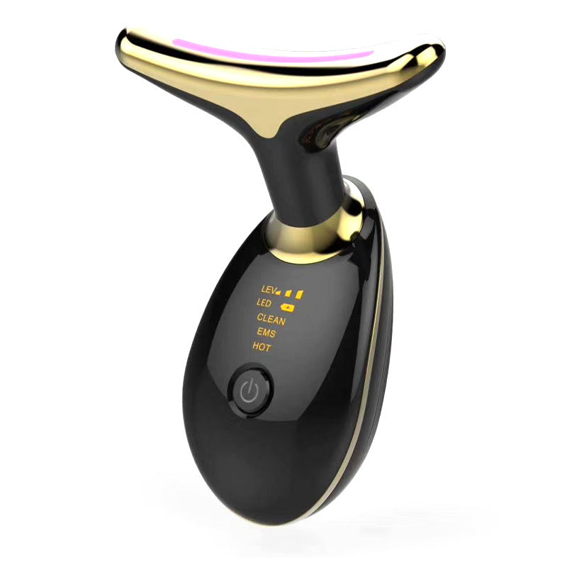 EMS Thermal Neck Lifting & Tightening Massager – Electric Microcurrent Wrinkle Remover Device – Noor Mart