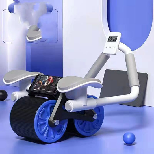 Abdominal Wheel with Automatic Rebound & Elbow Support | AB Roller Fitness Equipment for Men & Women – Noor Mart
