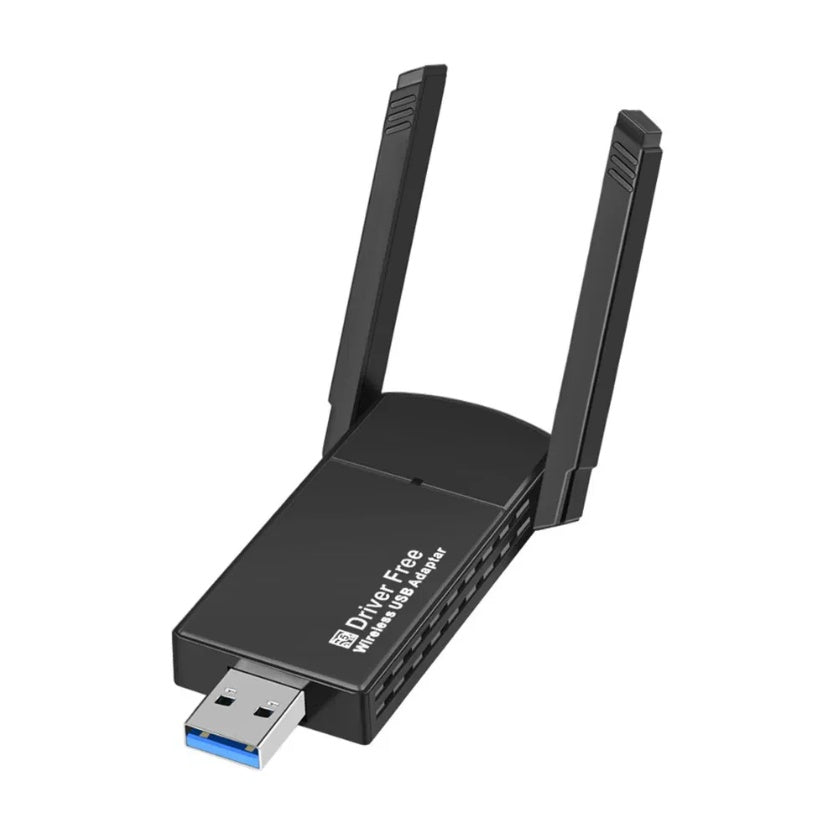 USB 3.0 WiFi Adapter 1300Mbps – Dual Band 5GHz/2.4GHz Long Range Wireless Network Dongle – Noor Mart