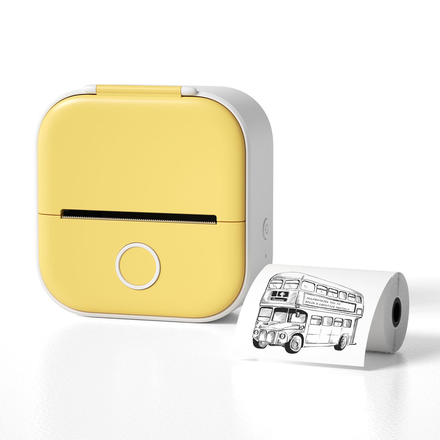 Portable Mini Thermal Label Printer Home Photo Printer Student Wrong Question Printer Bluetooth-compatible Mini Label Printer Price Tag – Noor Mart