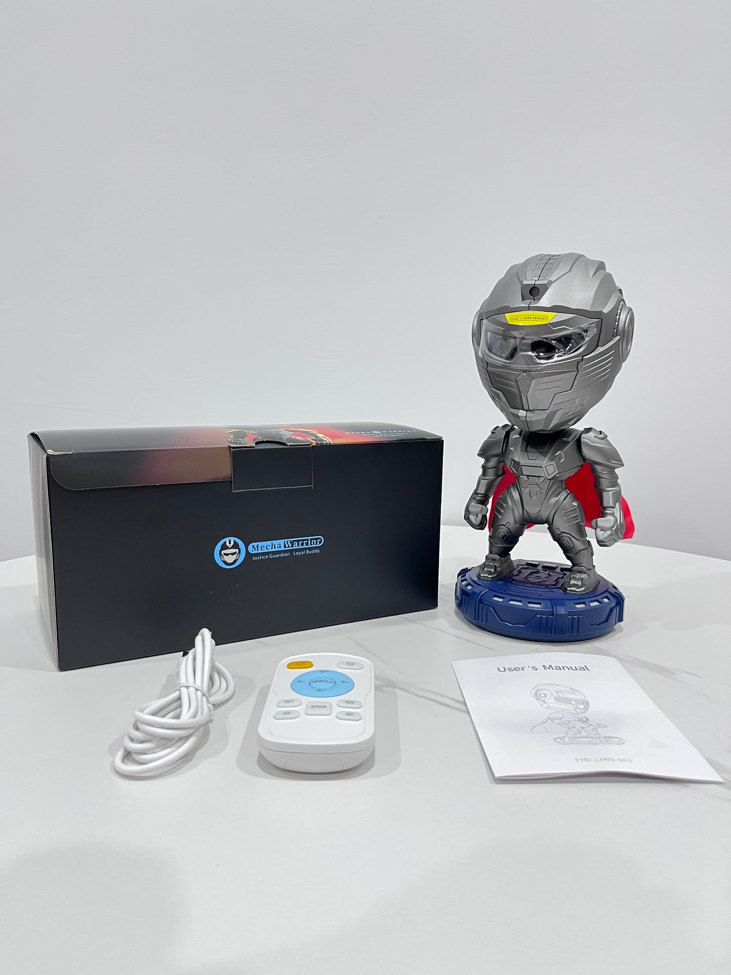 Mecha Samurai Starry Sky Projection Night Light – Customizable Kids Bedroom Lamp – Noor Mart