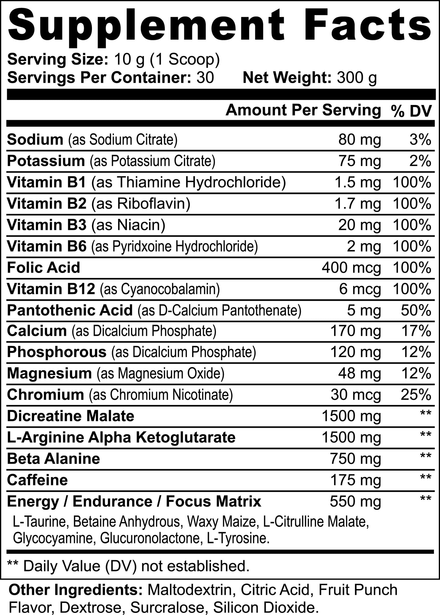 Nitric Shock Pre-Workout Powder | Strength, Energy & Focus Booster – Noor Mart