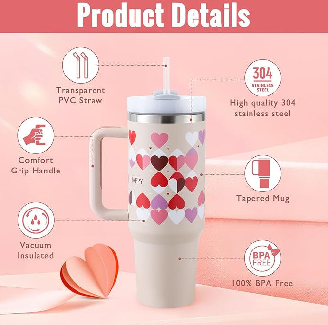 Insulated Vacuum Coffee Mug with Lid | Spill Proof Travel Cup for Car, Gym, Office & Outdoor – Noor Mart