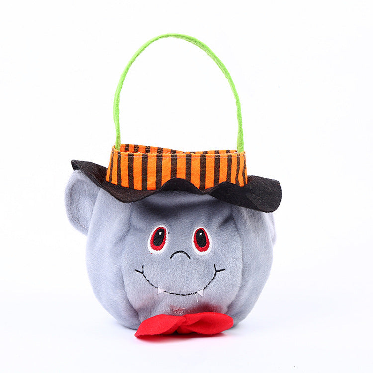 Cute Halloween Candy Bag Halloween Pumpkin Pattern Portable Handbag Cosplay Props Gift Basket Kids Gifts – Noor Mart