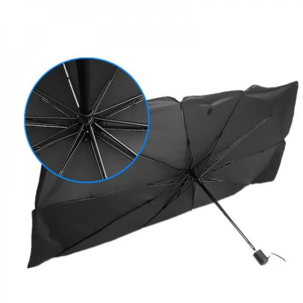 Car Umbrella – Foldable Sun & Rain Protection for Vehicles – مظلة سيارة
