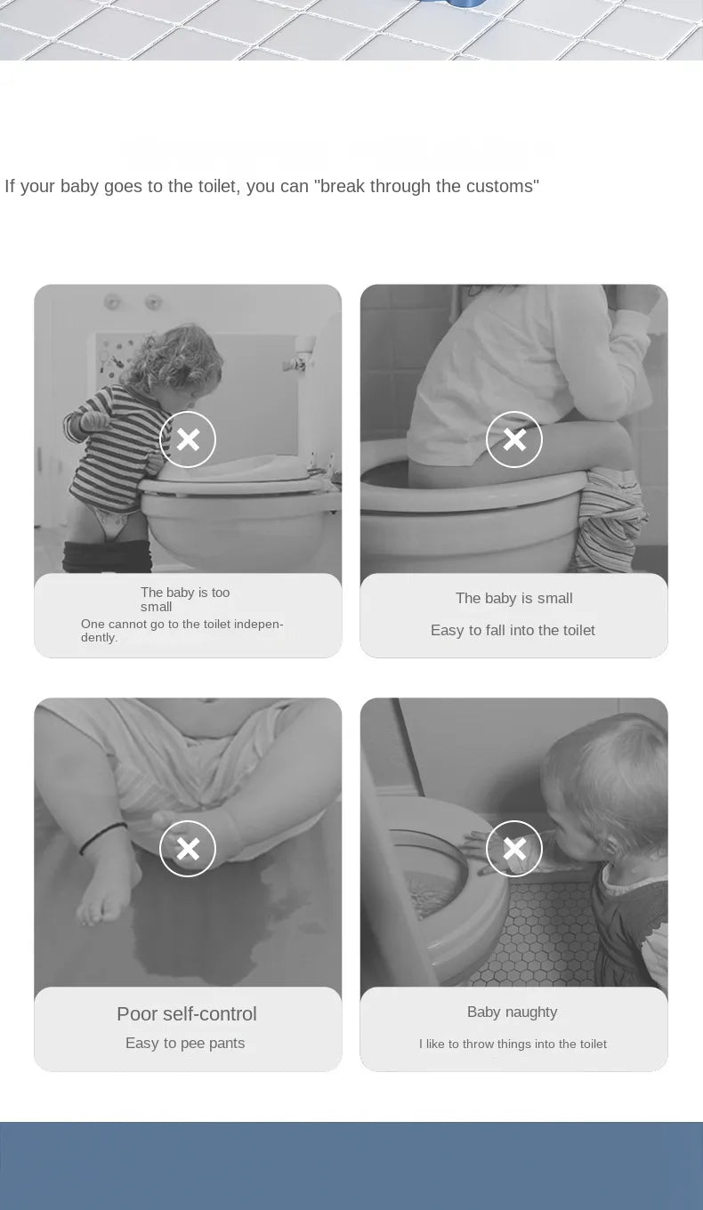 Kid's Ladder Toilet Trainer – مدرب المرحاض للأطفال مع سلم